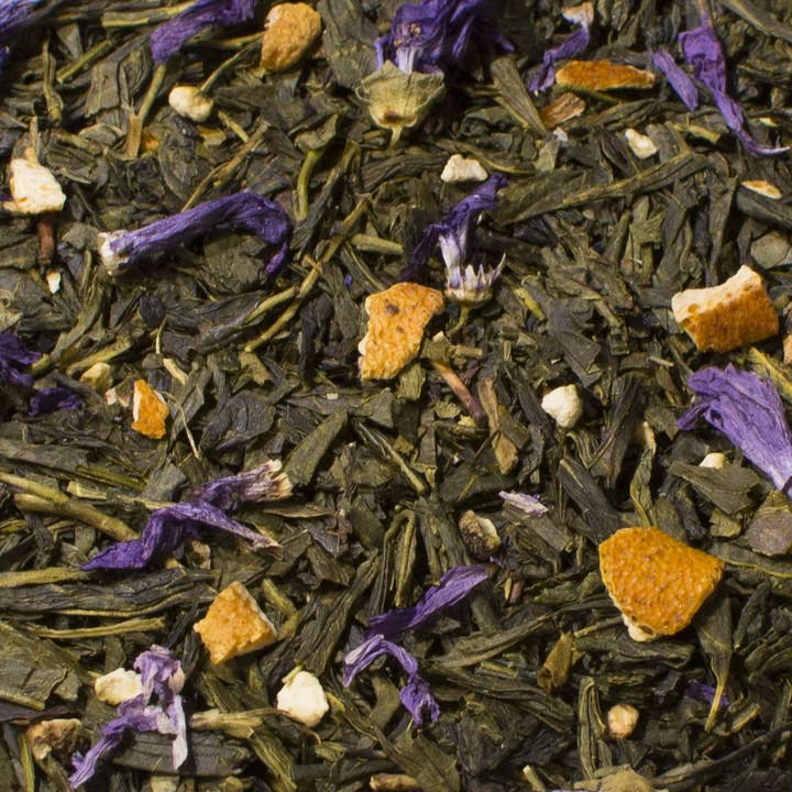 Vert Citron – wholesale Löst te – Orchard mix - grönt te med mirabellplommon, jordgubbar, hallon och vanilj2