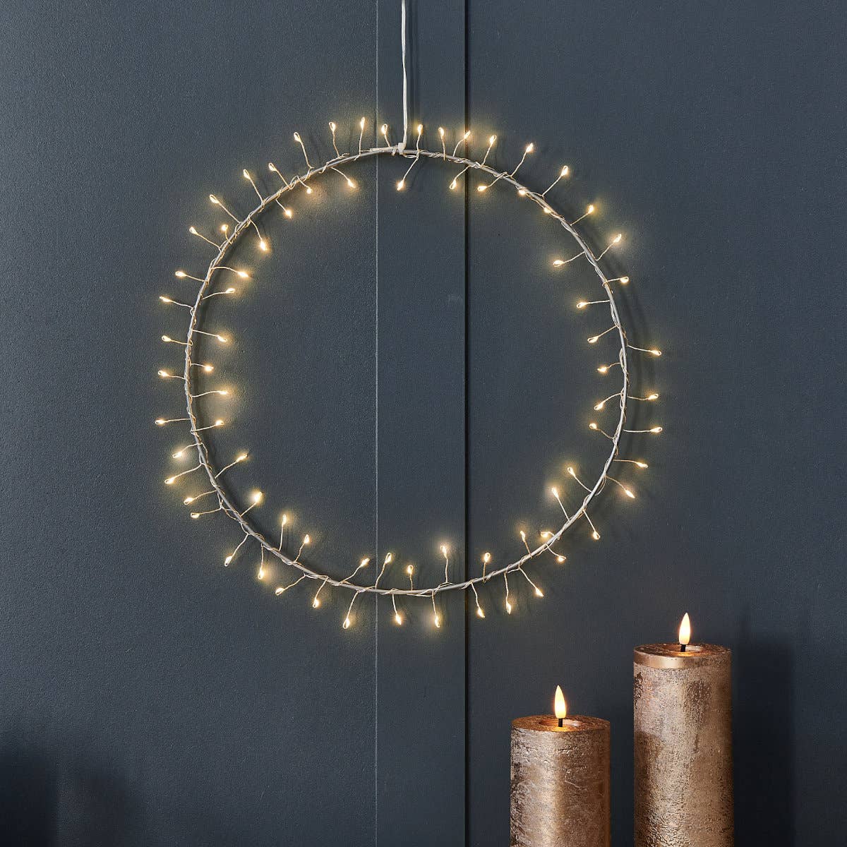 Lightstyle London – Engroshandel Krans – Hængende Aurora med LED-lys2