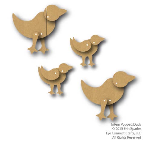 EyeConnect Crafts – wholesale DIY craft kit – Totem Duck