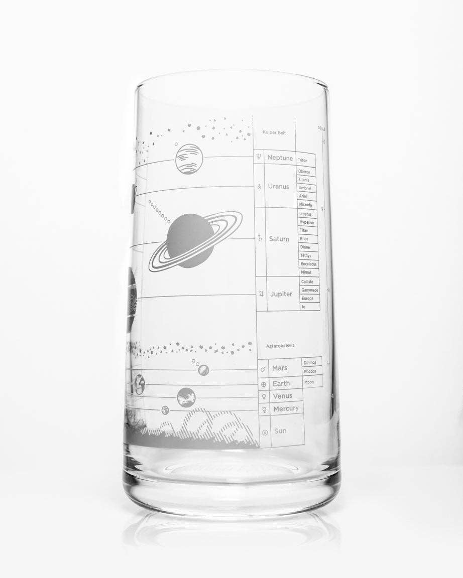 Cognitive Surplus - Wholesale Drinking Glass/Cup - Solar System Drinking Glass (Case of 4)2