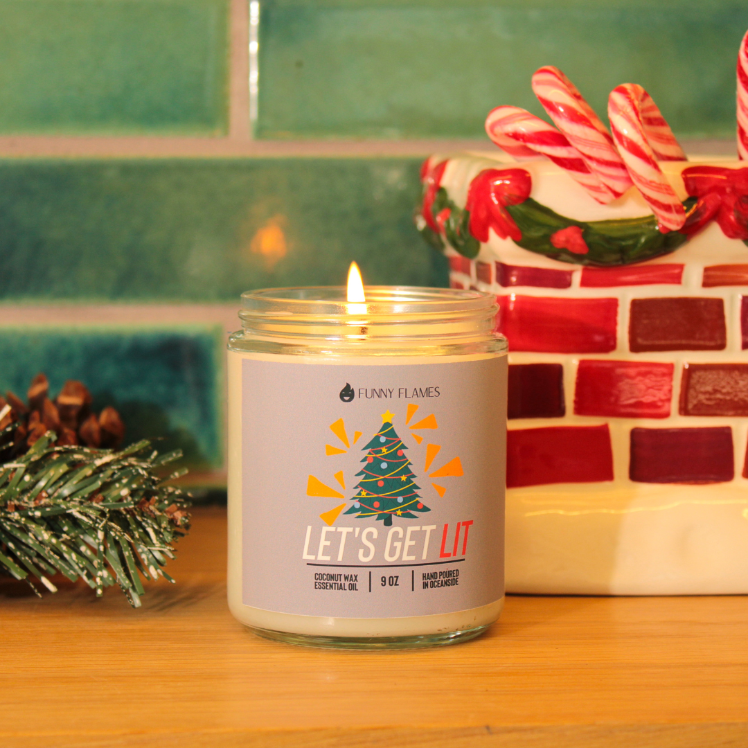 Funny Flames Candle Co - Les Creme - Wholesale Jar/Filled Candle - Holiday 2025 Best Sellers Collection 9oz Candles82