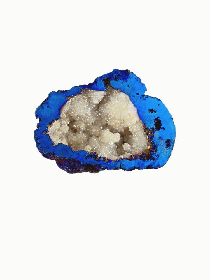 Titanium Rainbow Aura Druzy Quartz Geode #1 for wholesale by Sivalya