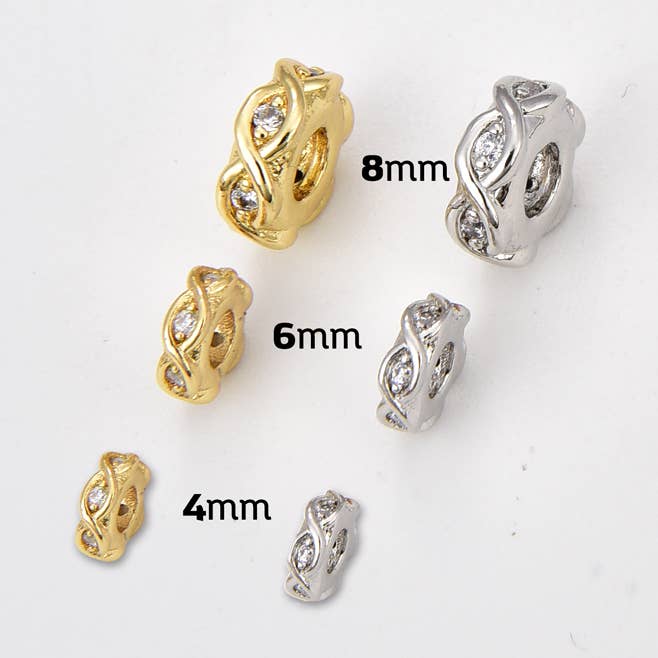 Minimalist Gold Filled Infinity Rondelle Spacer Beads, SP088 and other Purchase Wholesale ddr spielzeug. Free Returns & Net 60 Terms on Faire trending on Faire.