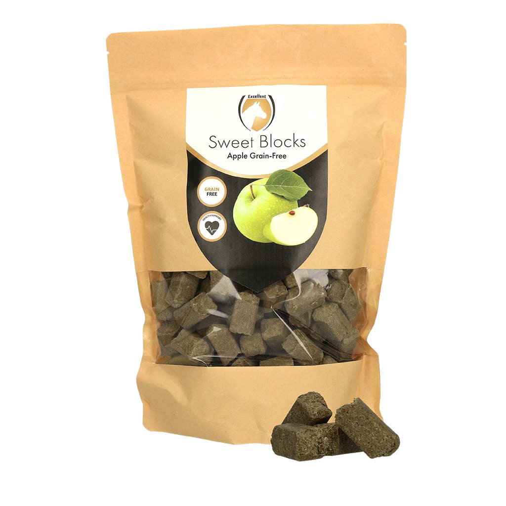 Hofman Animal Care - Wholesale Pet Treats - Dog - Excellent Horse Sweet Blocks Grain-Free Apple 1 kg0