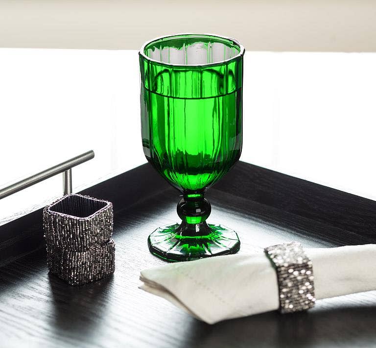 Abbott - Wholesale Wine Glass - Panel Goblet-6.5"H(12oz)6