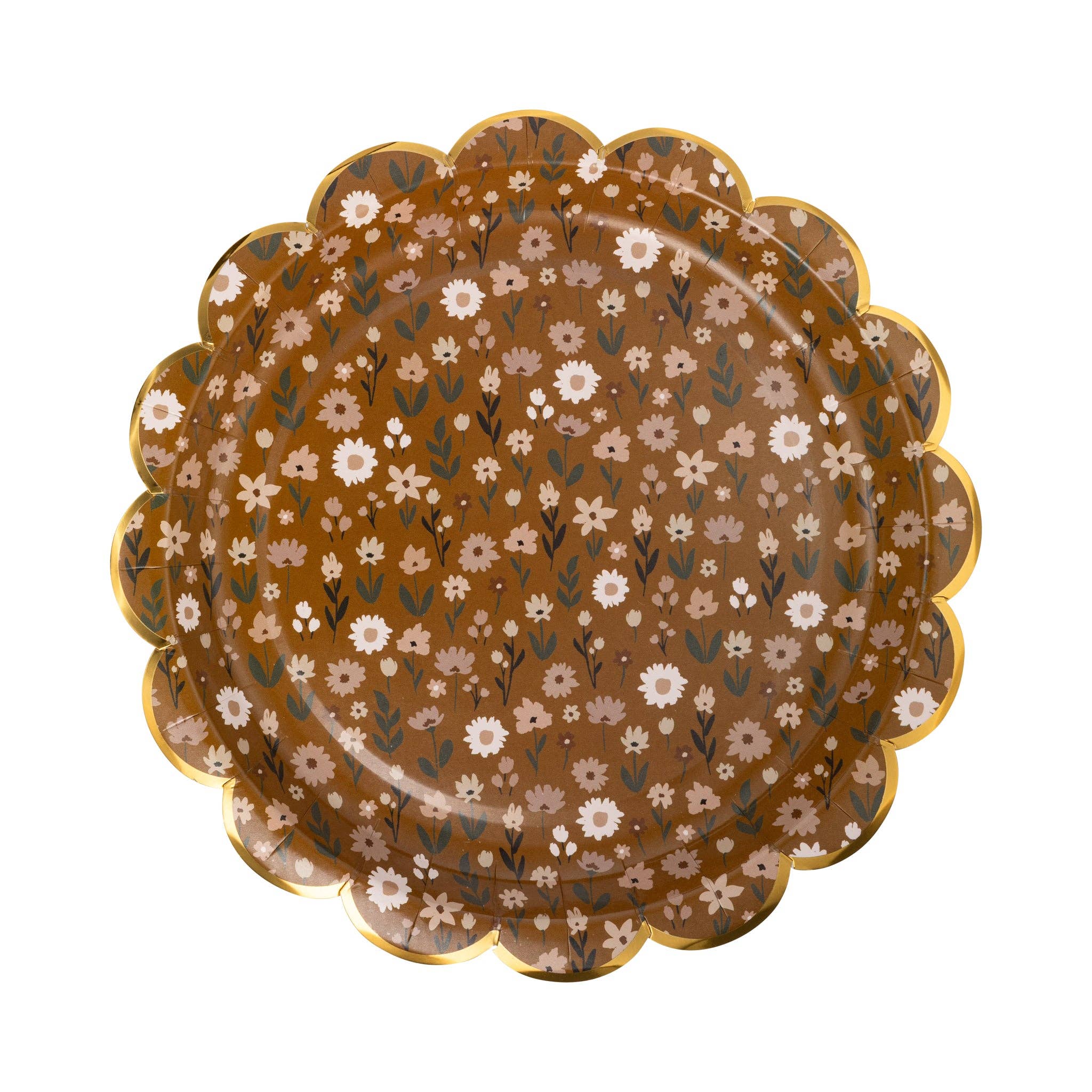 My Mind’s Eye – wholesale Disposable plate – PLPL1386 - Warm Floral Plate