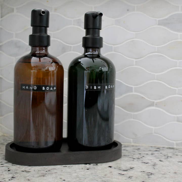 House of Ivy - Wholesale Decorative Tray - Concrete Oval Tray in Brown4