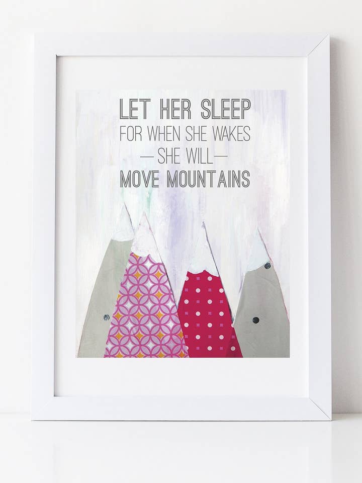 Impressão artística Let Her Sleep por atacado de Cici Art Factory