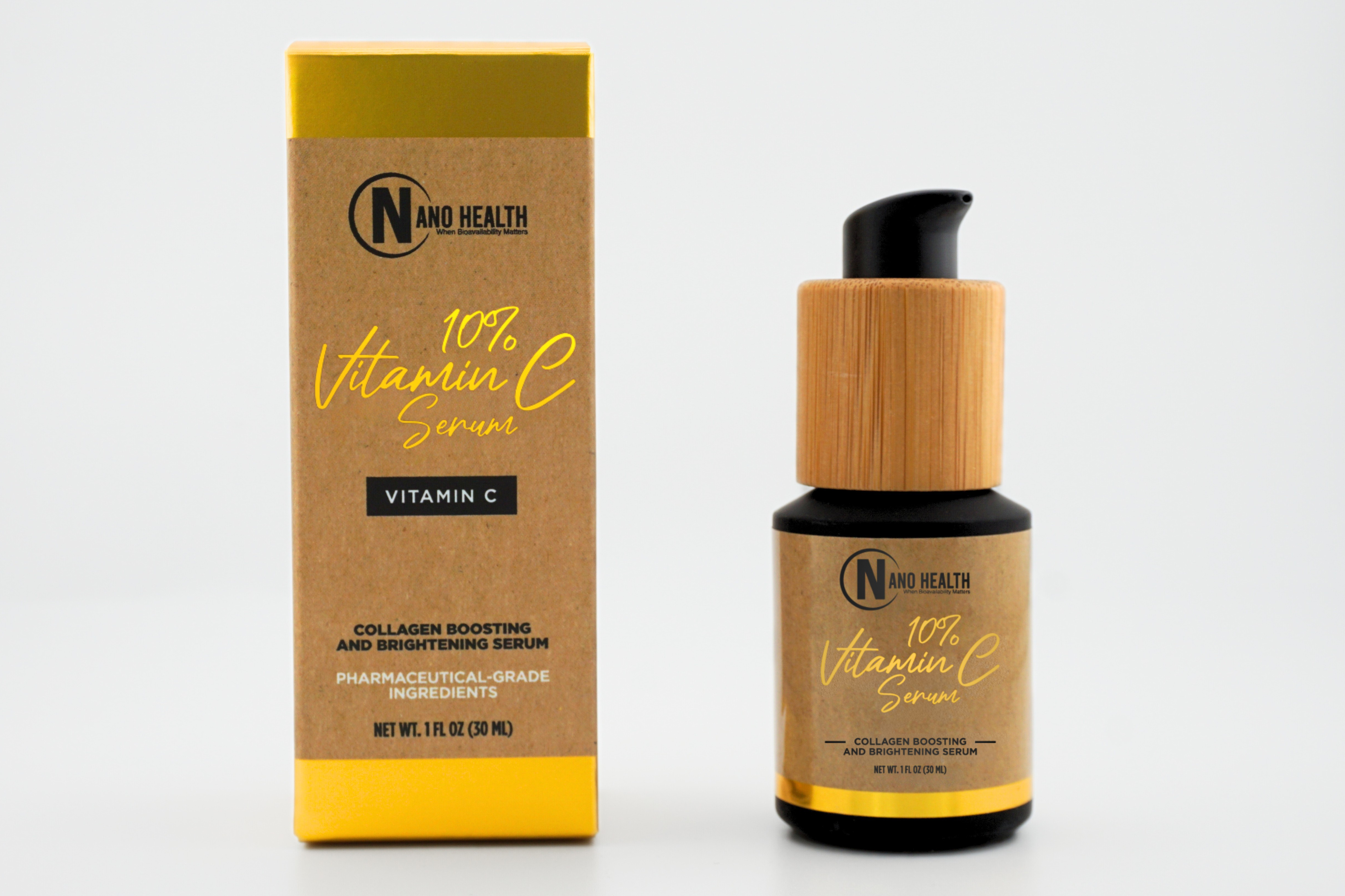 Nanoceutical Solutions - Wholesale Facial Serum/Concentrate - Nano 10% Vitamin C Serum2
