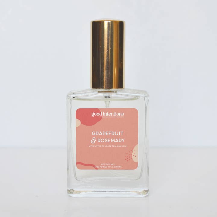 Grapefruit & Rosemary Perfume Spray for wholesale by Good Intentions