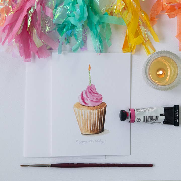 Finding Silver Pennies - Wholesale Birthday Card - Cupcake Birthday Card | Celebration Greeting Card 4