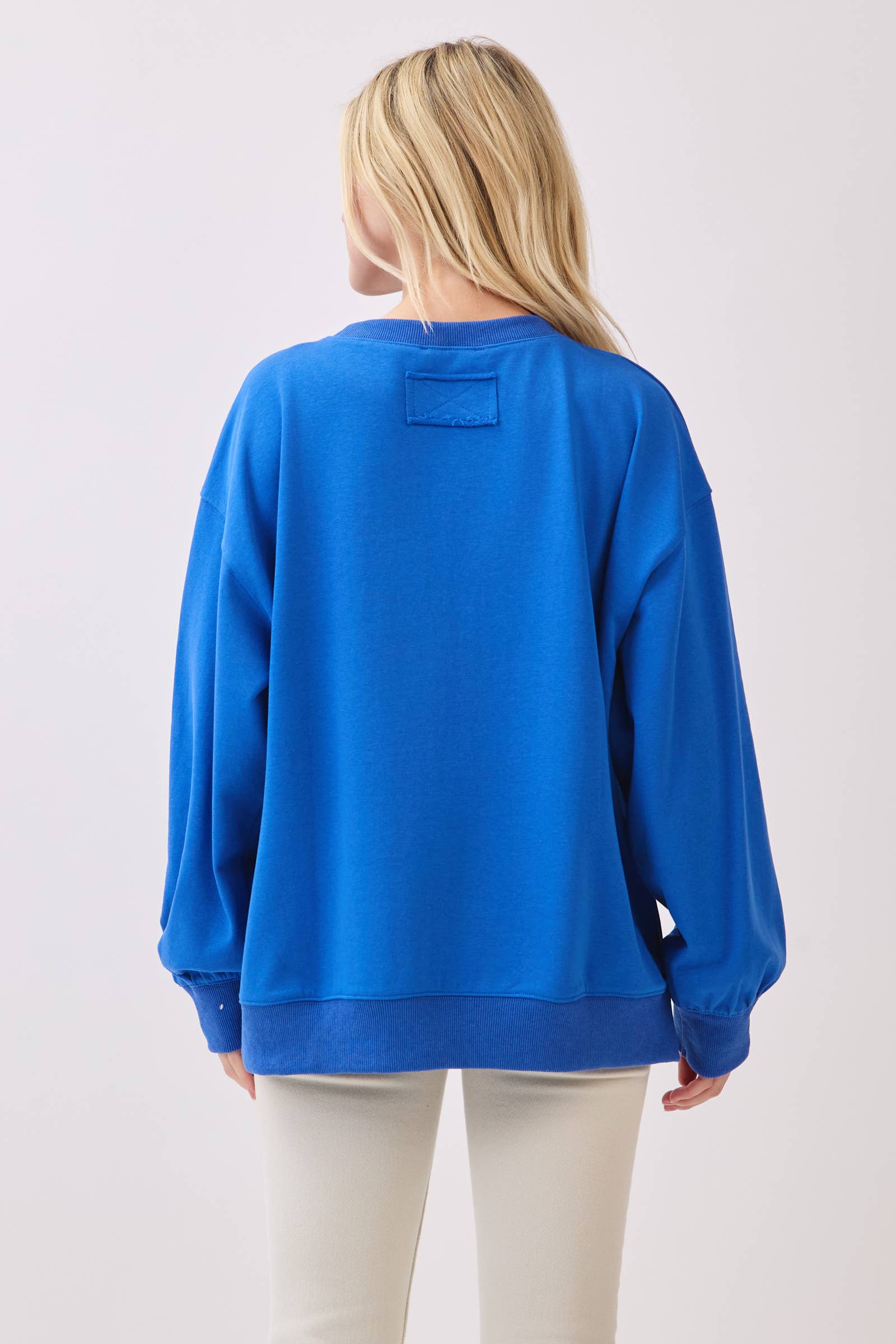 Sewn and Seen - Wholesale Graphic Sweatshirt - Women's - Bold Varsity Game Day Sweatshirt37