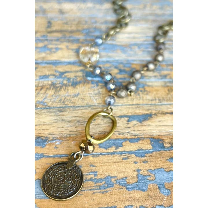 Dylan Designs - Wholesale Pendant/Charm Necklace - Molly Short Coin Necklace