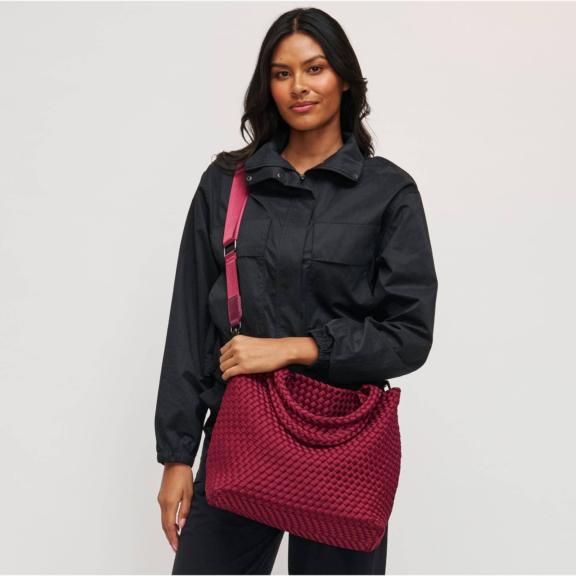 Sol and Selene - Vendita all'ingrosso Borsa tote - Donna - Borsa Media in Neoprene Intrecciato "Sky's The Limit"110