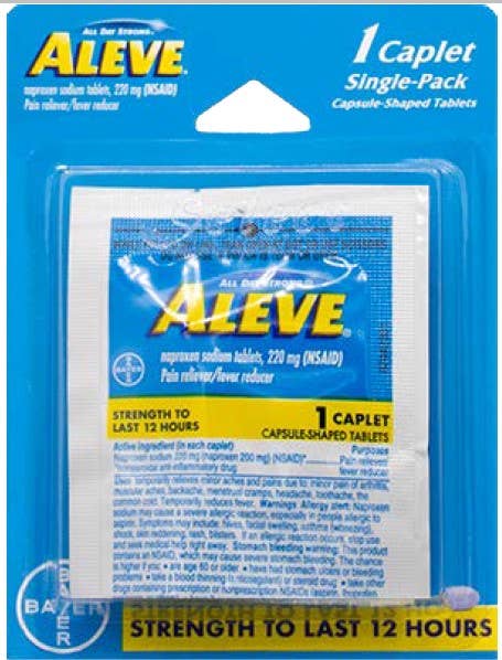 Shop The King - Wholesale Oral Supplement/Vitamin - Aleve Caplet Sleeves 12ct