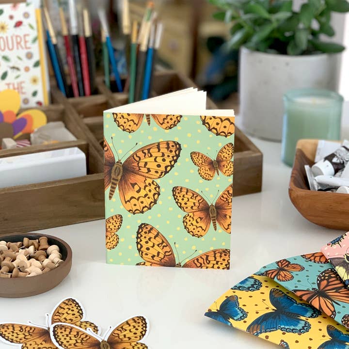 Yeppie Paper – Großhandel Notizbücher – Notizbuch „Fritillary Butterfly“2