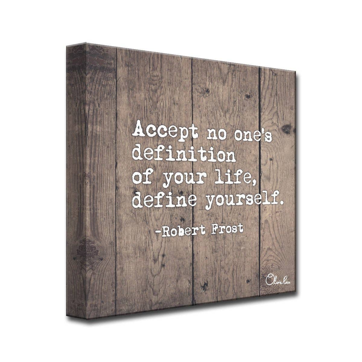 Ready2hangart, Inc. - Wholesale Art Print - Define Yourself' Inspirational Canvas Art by Olivia Rose3
