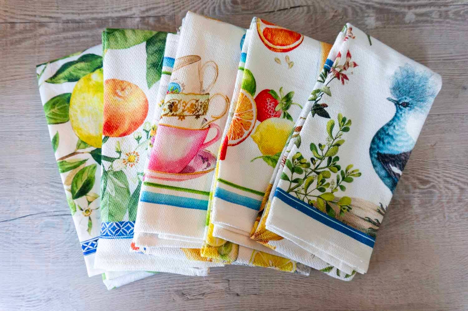 West Coast Handmade - Wholesale Tea Towel - Printed Cotton Tea Towel - Mushrooms3