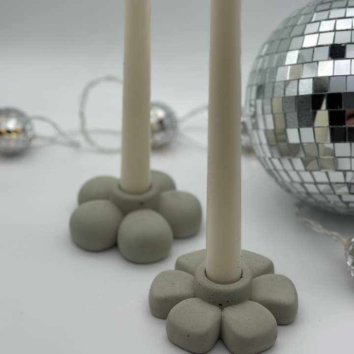 Burnt October - Wholesale Candle Holder - Flower candle holders- Set1