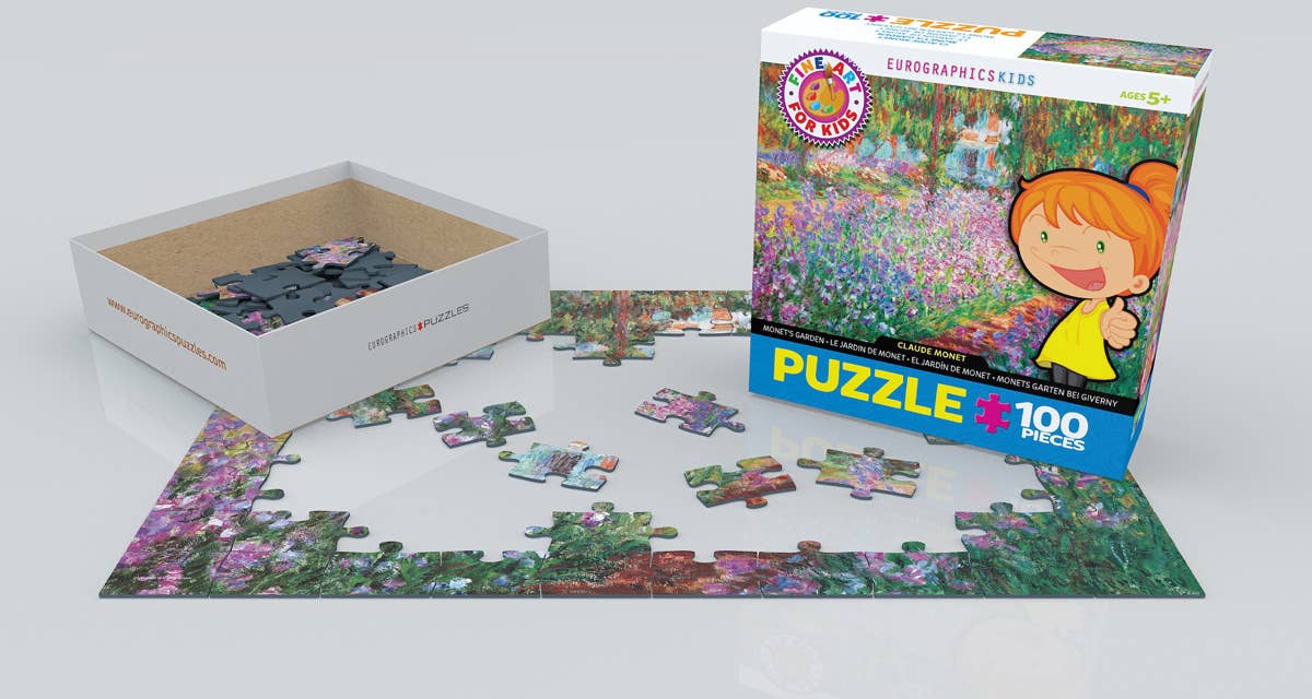 Eurographics Puzzles USA - Wholesale Puzzle - Kids - Monet's Garden2