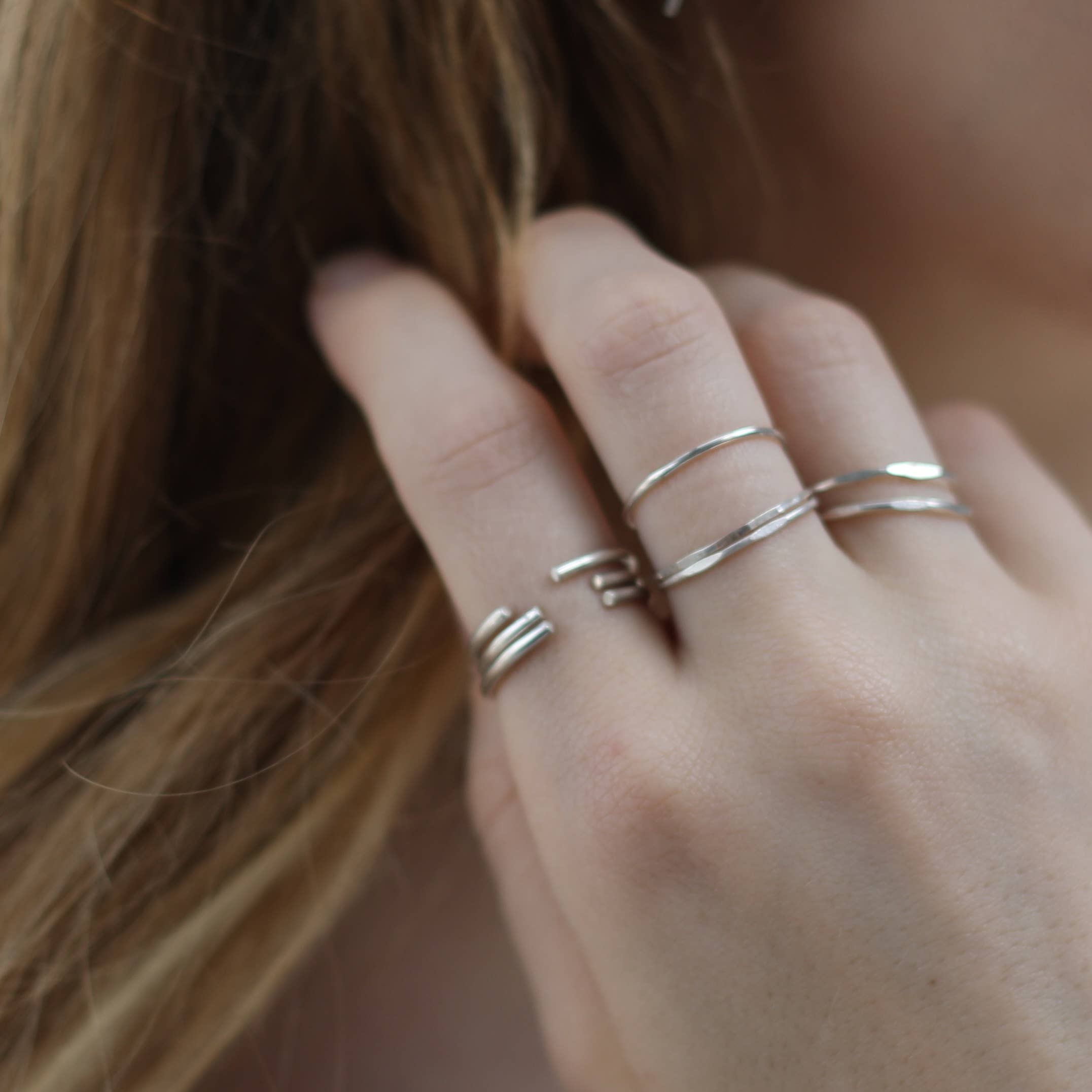 NVMBR DCMBR - Wholesale Band/Stacked Ring - Open Stacking Ring1