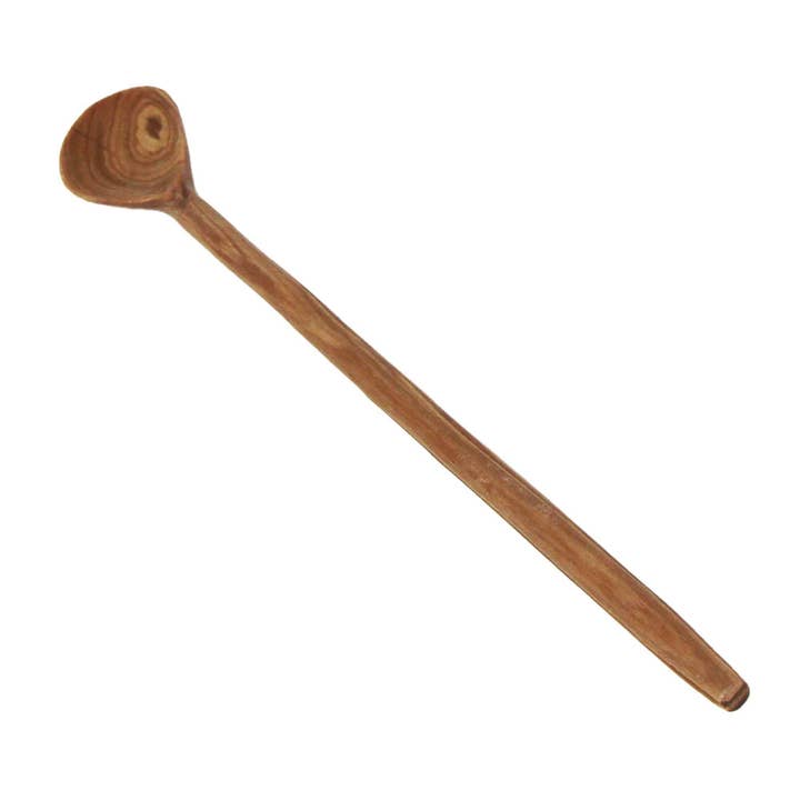 Olive Wood Long Appetizer Spoon for wholesale by Global Crafts