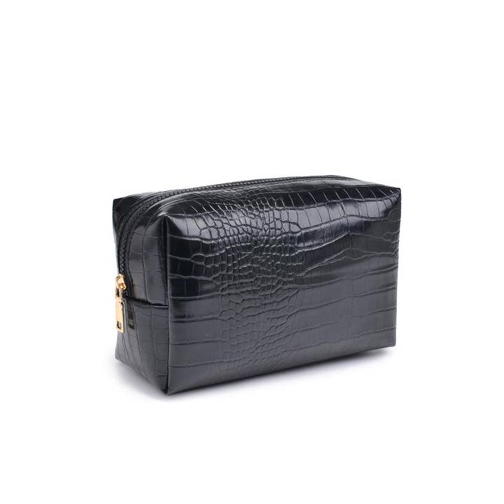 Urban Expressions - Wholesale Makeup/Cosmetic Bag - Croc Chic Cosmetic Pouch3
