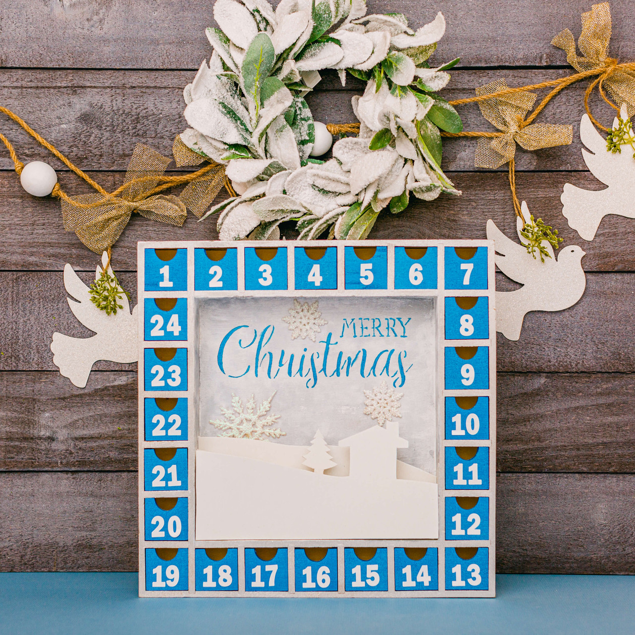 Woodpeckers Crafts - Wholesale Advent Calendar - Unfinished wooden Advent Calendar9