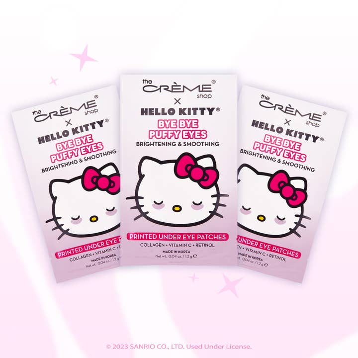 GenFresh - Wholesale Eye Treatment Mask - Hello Kitty Fiber Printed Under Eye Patches (Set of 3)