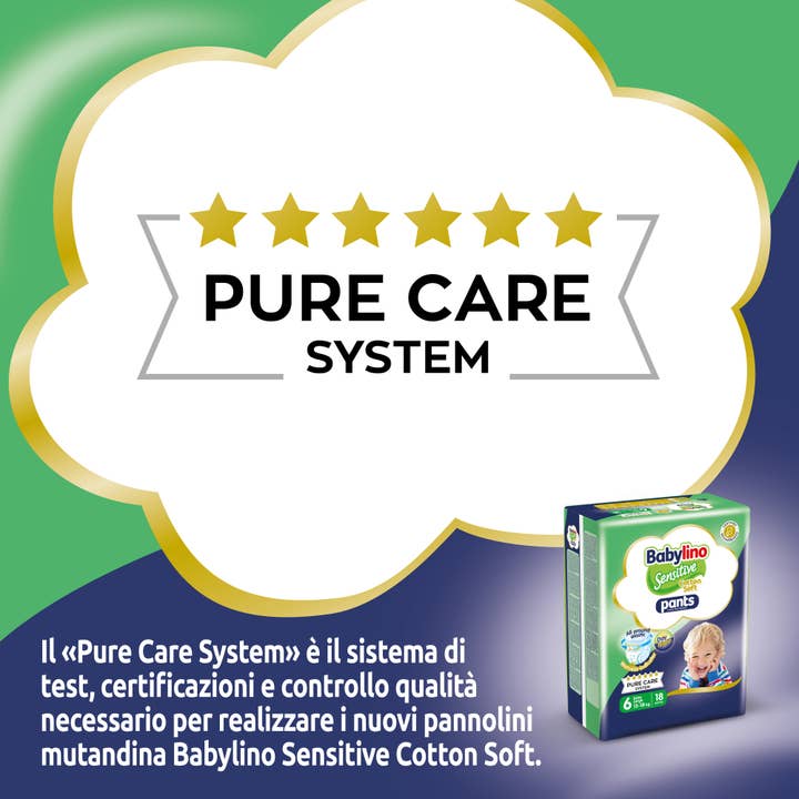 Babylino - Wholesale Diaper (Non-Cloth) - Baby - Babylino Sensitive Cotton Soft, Pant Diaper Size 6, 18 Units7