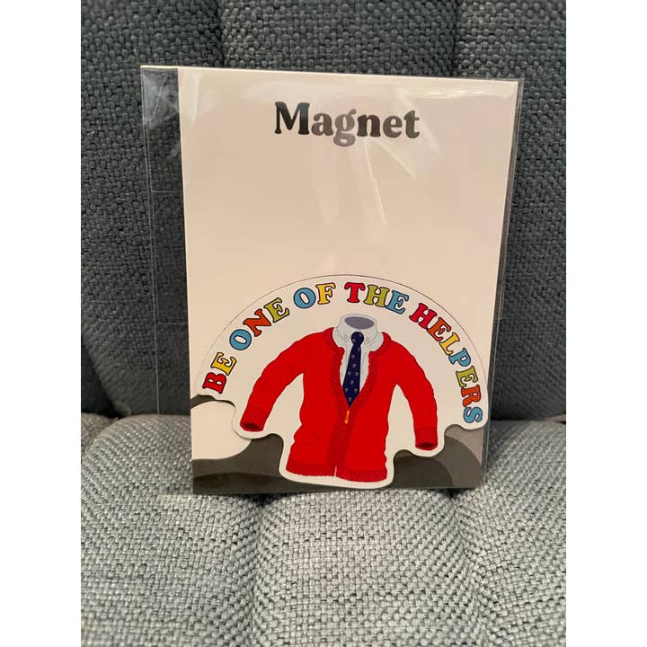 Denali & Co. - Wholesale Magnet - Be One Of The Helpers Mr. Rogers Inspired Magnet 3" x 3"4