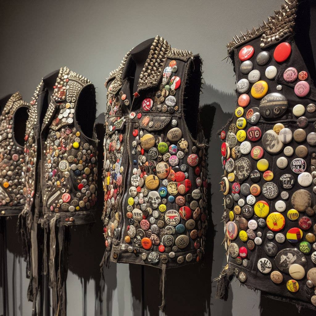 Pinbax Express - Wholesale Lapel Pin/Button - Punk x 20 1"inch (25mm) pins record store rock band tshirts2