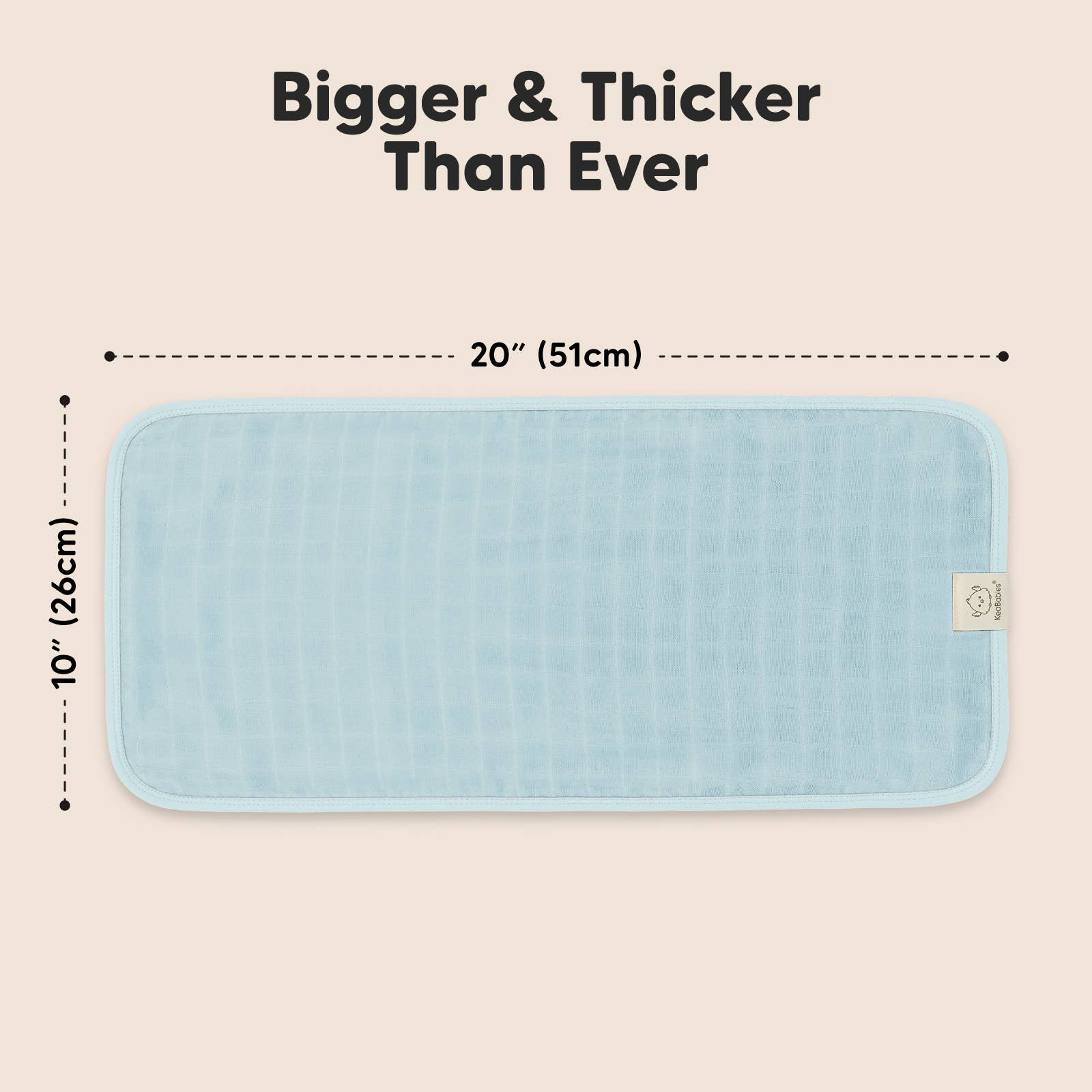 Mirage KeaBabies 5pk Lumi Muslin Burp Cloths for Baby Boys, Girls for wholesale on Faire1