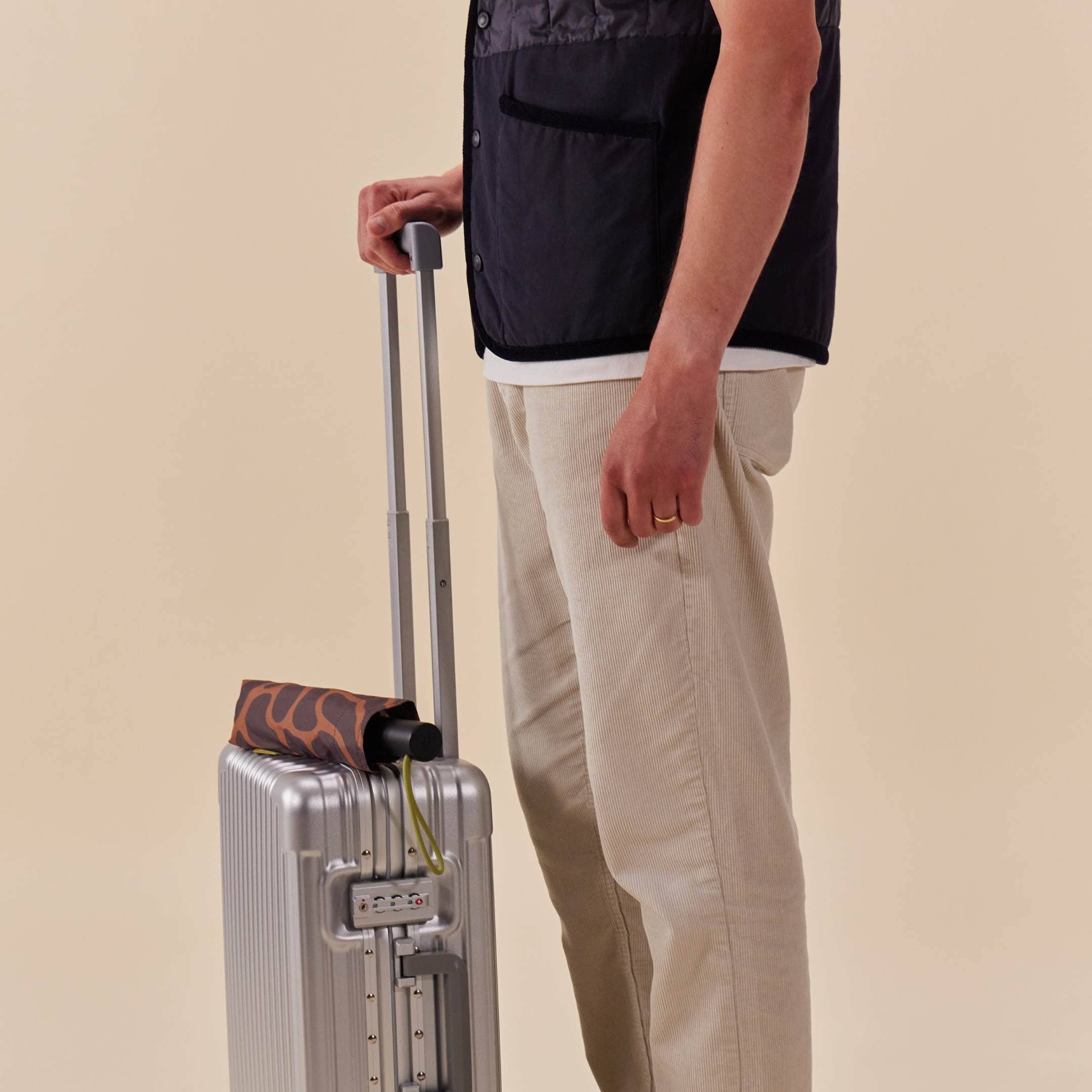 Original Duckhead UK – wholesale Umbrella – Unisex – The Daily - Coffee Ripples Automatic Umbrella4