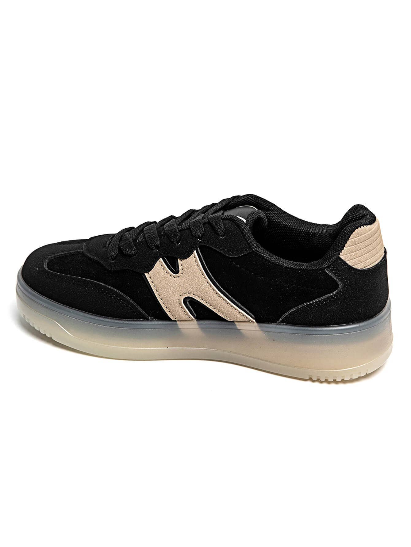 No Doubt Shoes – Engroshandel Lifestyle sneaker - Dame – KLASSISKE GADESKO I KONTRASTFARVER MED SNØREBÅND I IMITERET RUSKIND9