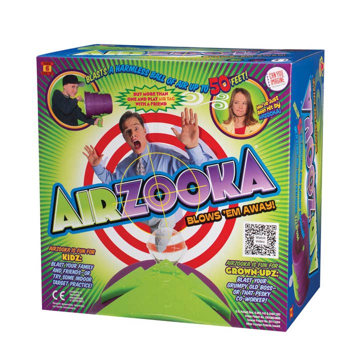 Toysmith - Wholesale Classic Toy - Kids - Airzooka Green, Air Shooter