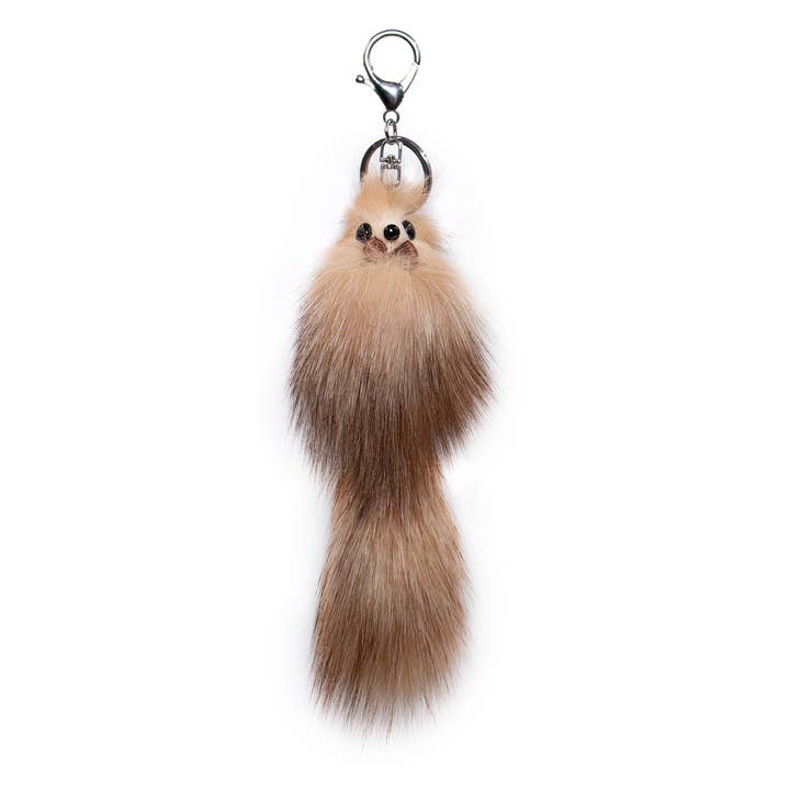 Surell - Wholesale Keychain - Women's - Fox Fur Creature Keychain1