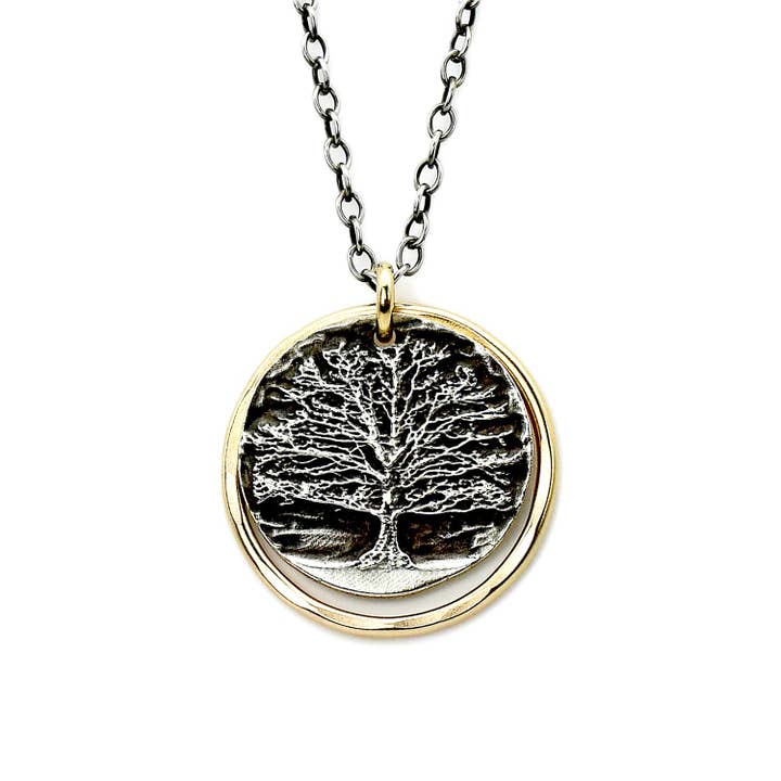 J + I Jewelry - Wholesale Pendant/Charm Necklace - Oak Tree Necklace2