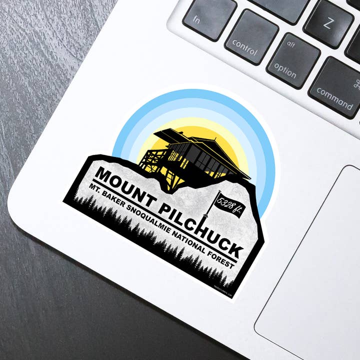 Mont. Autocollant Pilchuck pour la vente par HackStickers