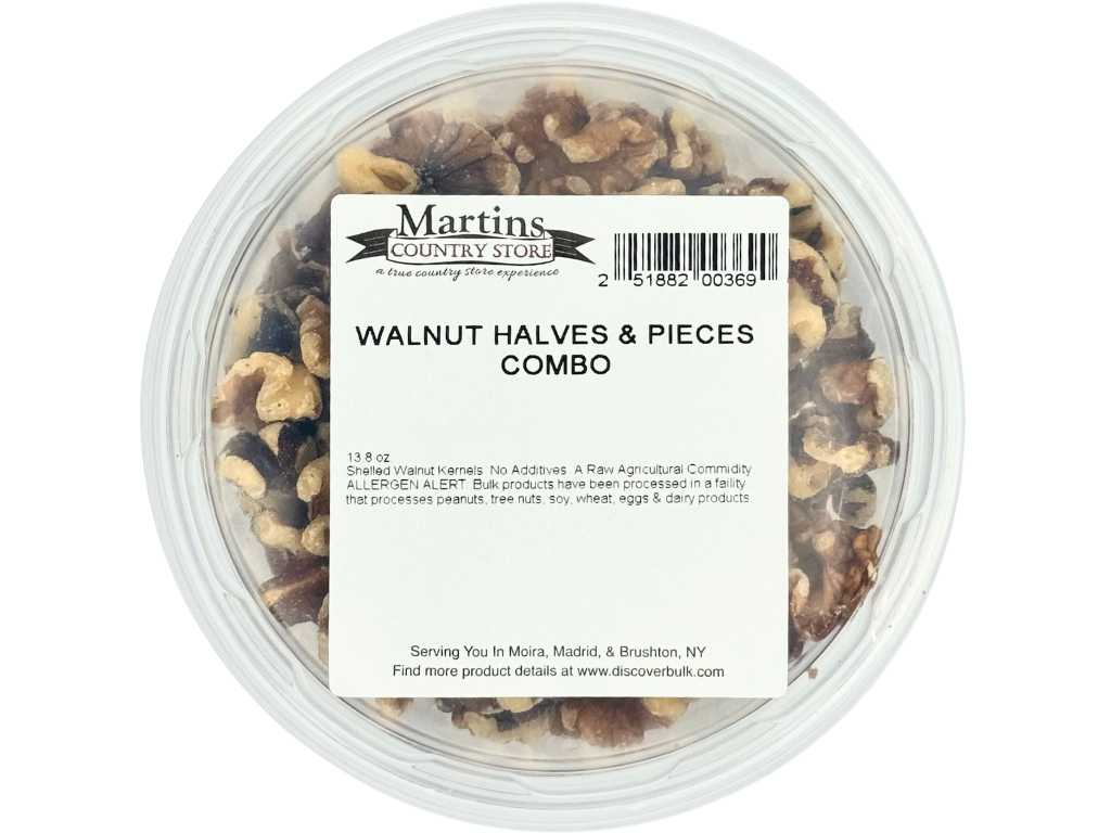 Martin's Country Store LLC - Vendita all'ingrosso Frutta secca - MEZZE/PEZZI IN NOCE 13,8 once3
