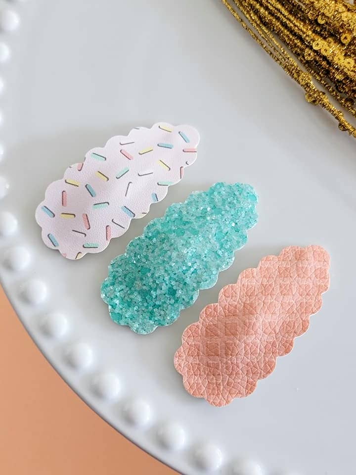 Sprinkles de snap oval scallop 3 pak-retro por atacado de Dainty Delights Creations