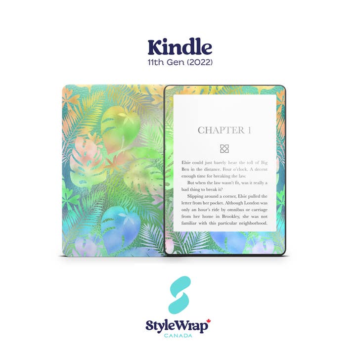 Kindle - Iridescent Tropical for wholesale by StyleWrap