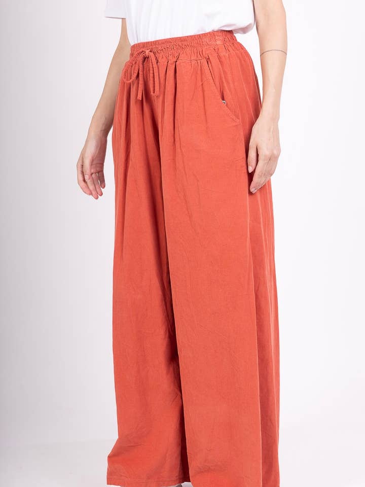 LINEN & COTTON HOUSE - Wholesale Pants - Women's - 5299 PANT IN VELVET FALL WINTER CLOTHING 26