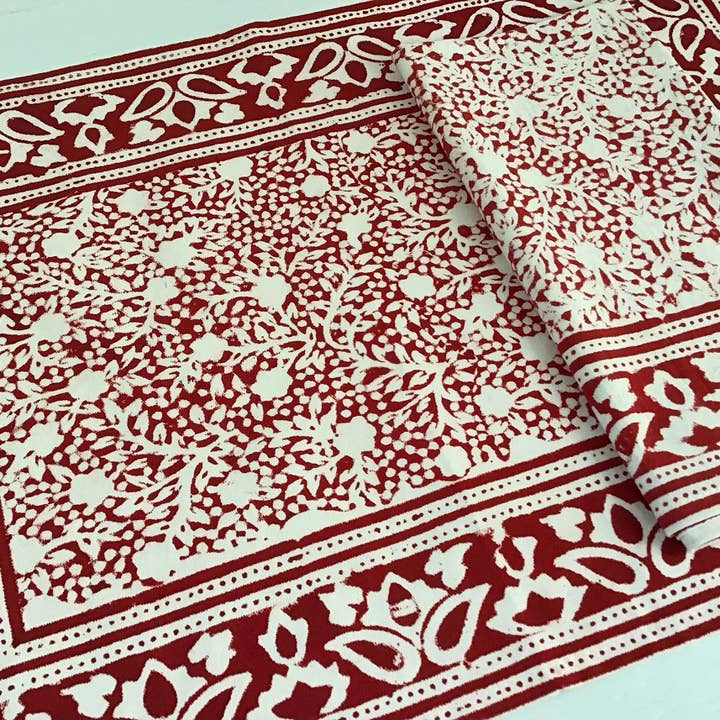 natural habitat - Wholesale Placemat - Tablemats Holiday Print Red1