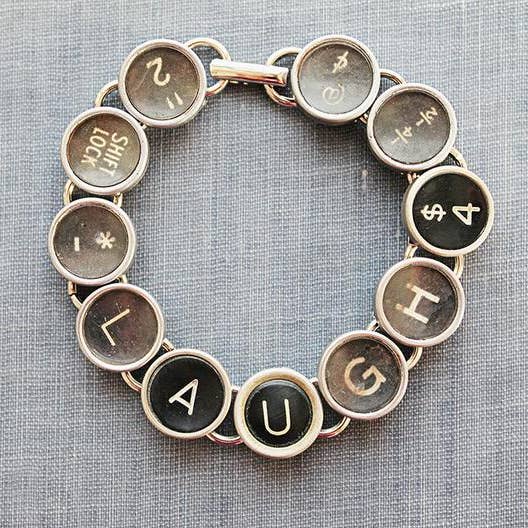 Llavero de máquina de escribir para venta al por mayor de Joy Sparks Designs