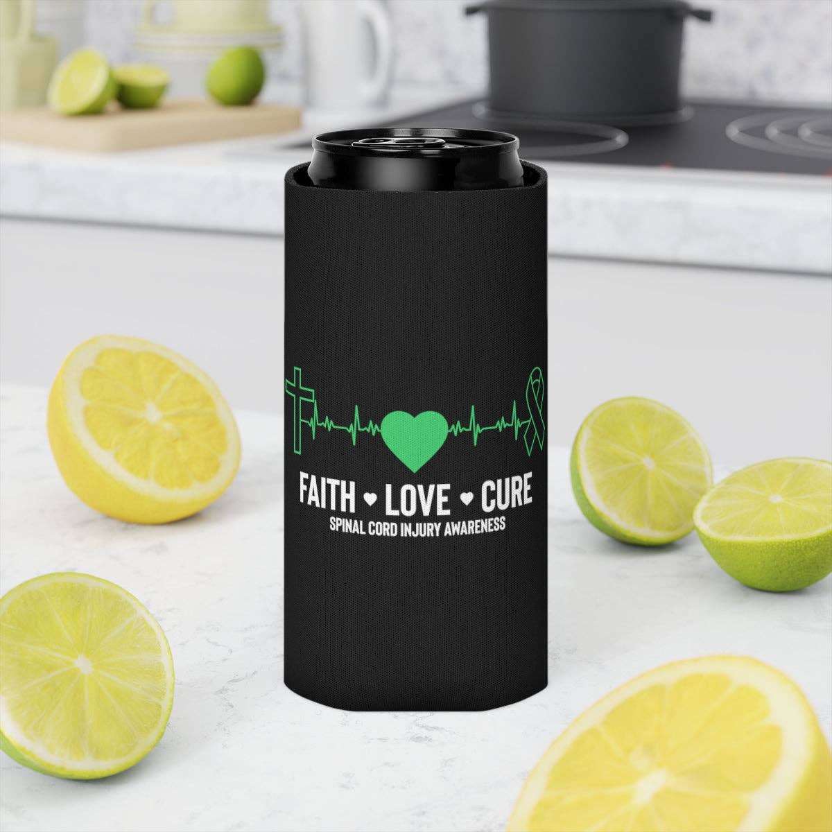 Teegarb LLC - Wholesale Drink Huggers & Koozies - Beer Can Cooler Sleeve  Hilarious Spinal Cord Injury Awareness Sickness Fighter Humorous Spine Column Disorders Support Enthusiast8