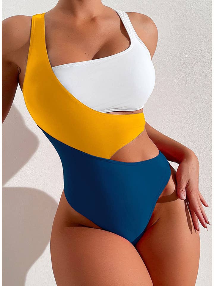 Wholesalesir - Wholesale One Piece Swimsuit - Women's - Sexy Contrasting Color One piece swimsuit