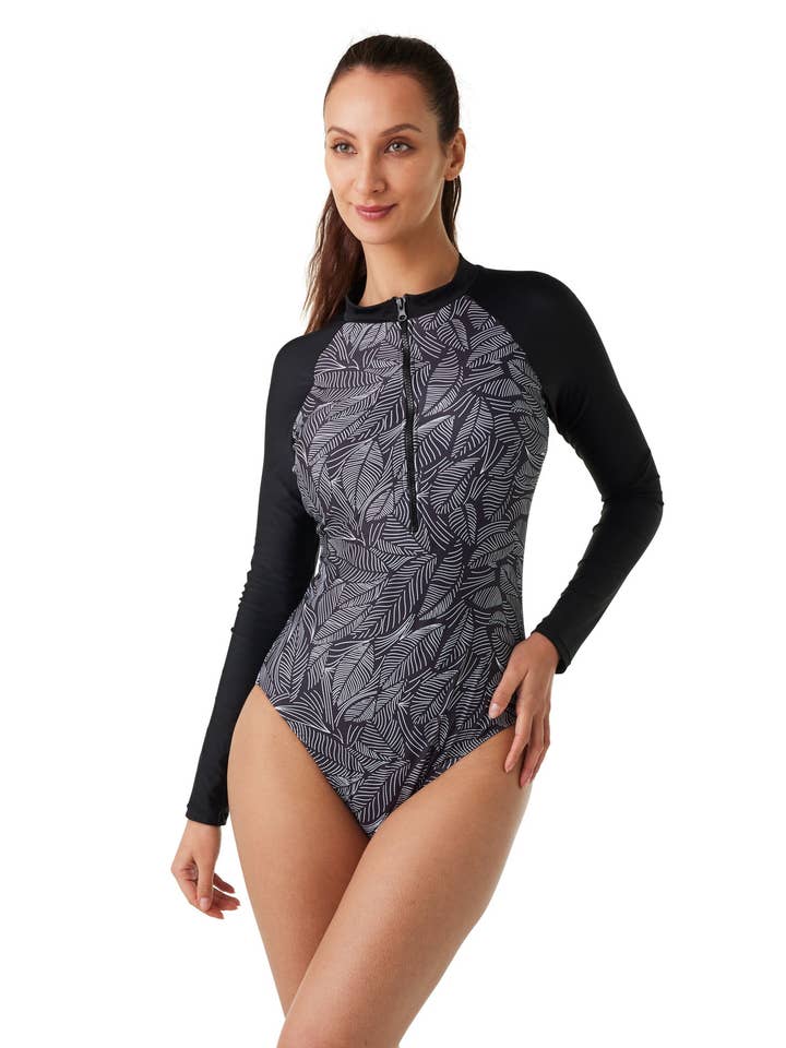 Geo Zip uit één stuk voor wholesale door Modest Mermaid