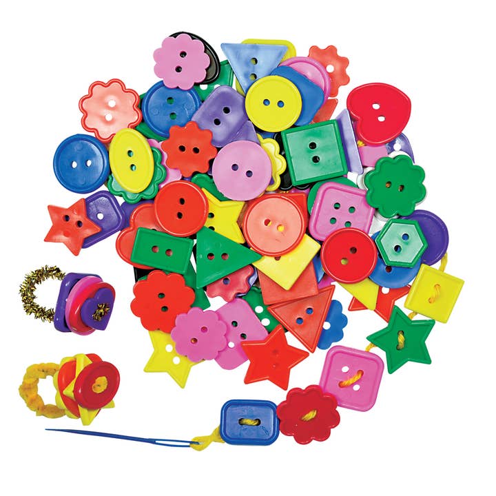 Bright Buttons, 1/2 lb – Hands-On Learning Supply for wholesale by Roylco