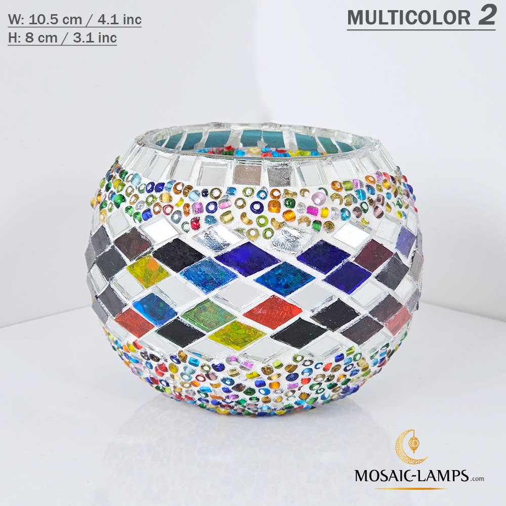 Mosaic Lamps - Wholesale Candle Holder - Turks Color, Turkish Mosaic Candle Holders, Votive Candle16